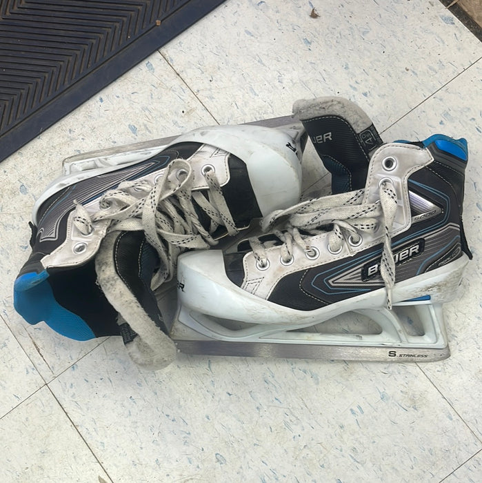 Used Bauer Reactor 5000 Size 4.5 Goal Skates
