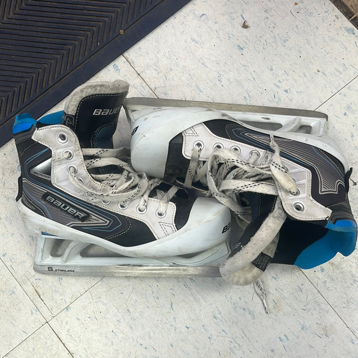 Used Bauer Reactor 5000 Size 4.5 Goal Skates