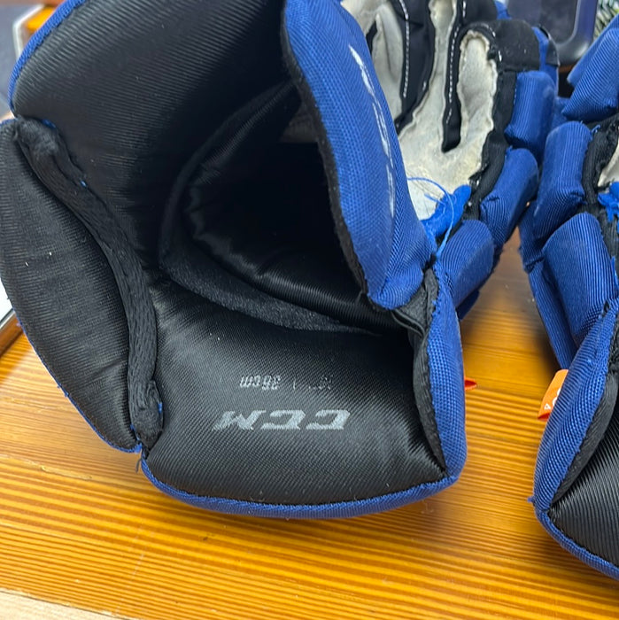 Used CCM Pro Stock 14” Gloves - A.Steeves