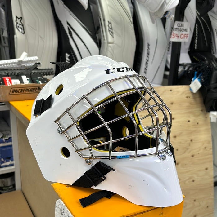 Used CCM Axis 1.5 Junior Goal Mask
