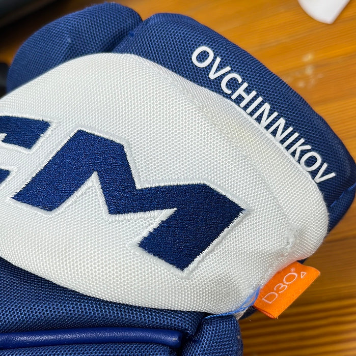 Used CCM Pro Stock 13” Gloves - D. Ovchinnikov