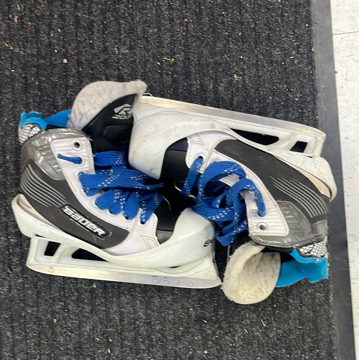 Used Bauer Reactor 2000 Size 13 Youth Goal Skates