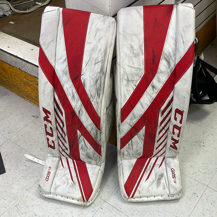 Used CCM Axis 1.5 30+1 Leg Pads