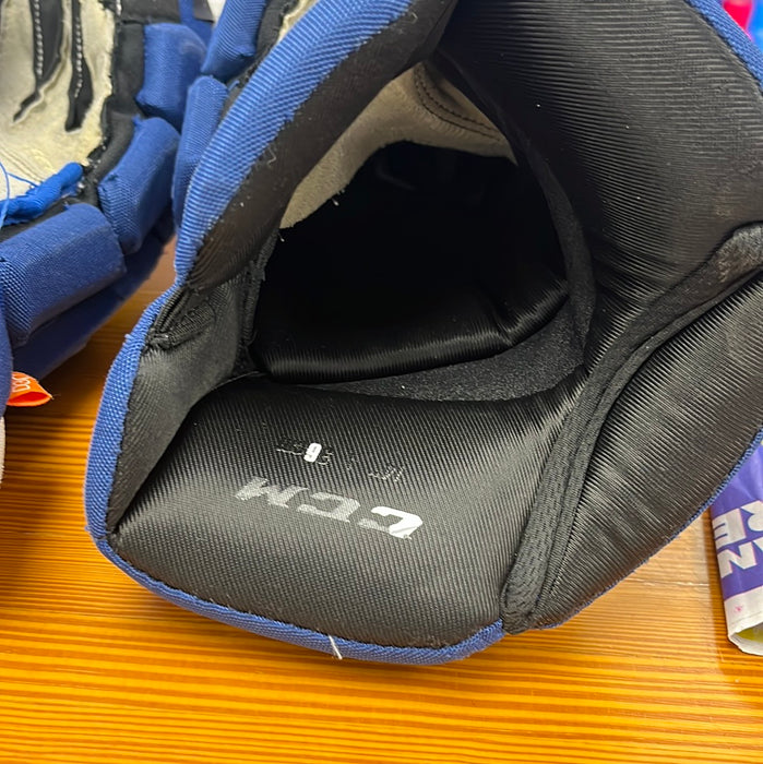 Used CCM Pro Stock 14” Gloves - A.Steeves
