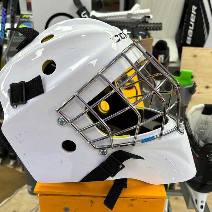 Used CCM Axis 1.5 Junior Goal Mask