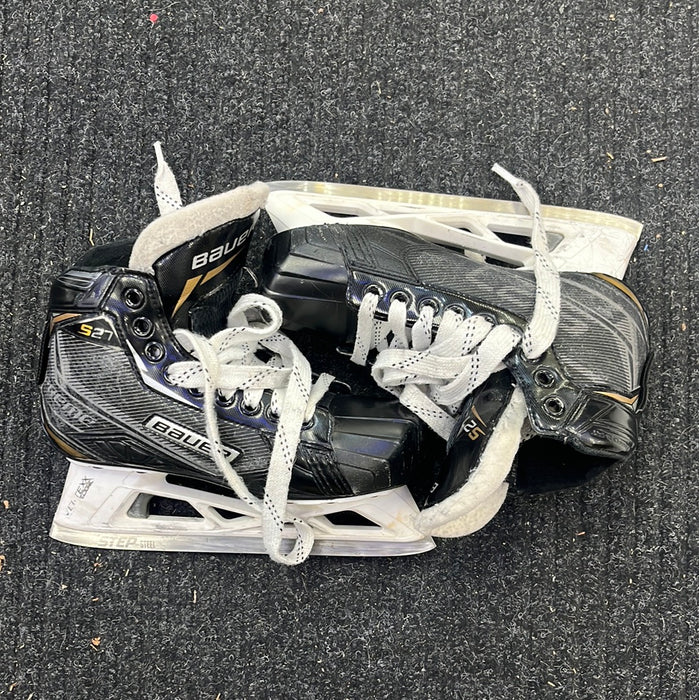 Used Bauer Supreme S27 Size 3 Goal Skates