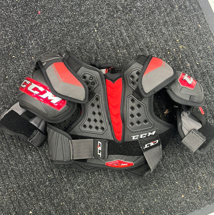 Used CCM QLT290 Junior Small Shoulder Pads