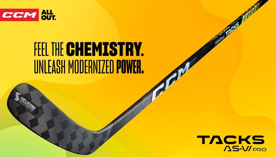 CCM Tacks AS-VI Pro Stick - feel the chemistry. Unleash modernized power.