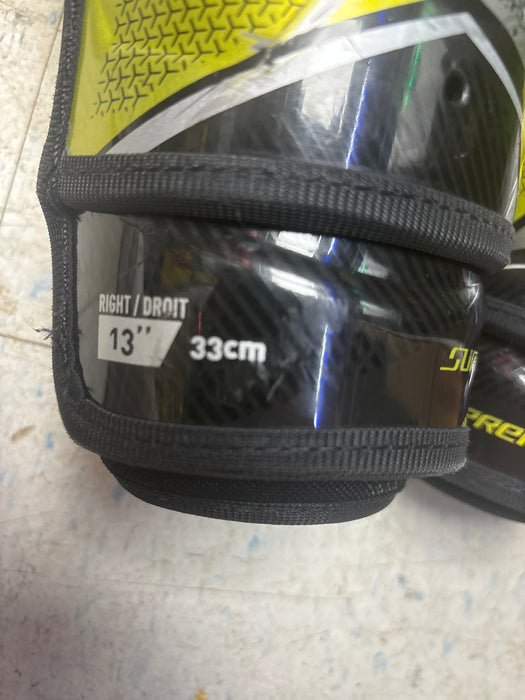 Used Bauer Supreme 3s Shin Guards Size 13”