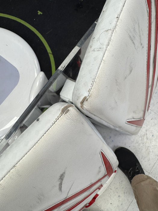 Used Brains Iconik X Goalie Leg Pads 35" + 1"
