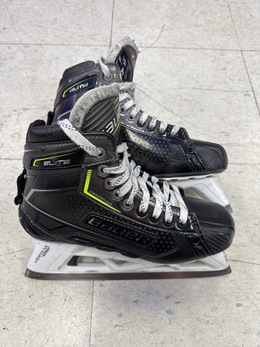 Used Bauer Elite Goalie Skates Size 6.5 Fit 2