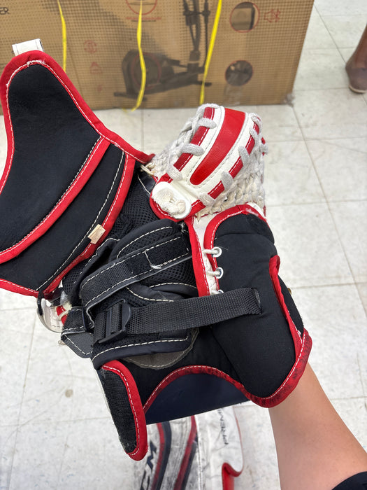 Used CCM Premier R1.5 Junior Catcher and Blocker Set Regular