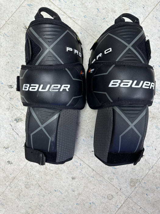 Used Bauer Pro Goalie Intermediate Knee Guards
