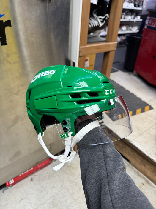 NHL Leafs Pro Stock St Pattys CCM TACKS X Helmet Senior Small