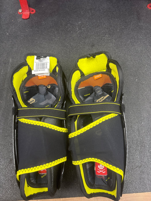 Used CCM Tacks AS-V Pro Shin Guards Size 10”