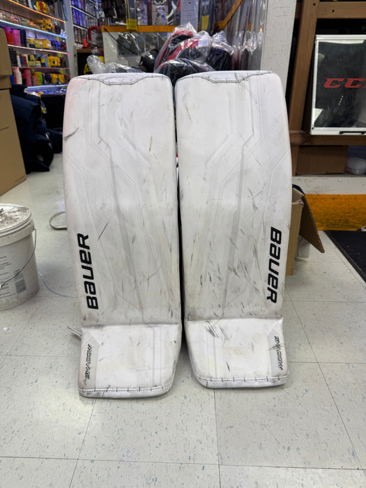 Used Pro Stock Bauer Shadow Leg Pads Senior Large