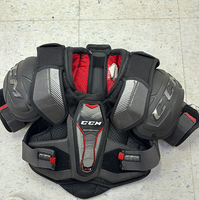 Used CCM JetSpeed FT1 Junior Large Shoulder Pads