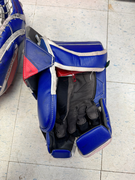 Used Bauer Supreme Shadow Goalie Set Pads Catcher Blocker Senior