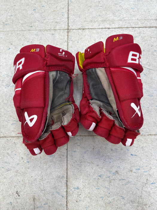 Used Bauer Supreme M3 Junior 12" Gloves