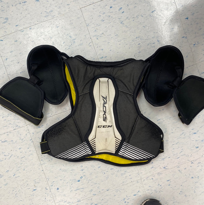 Used CCM Ultra Tacks 2.0 Junior Medium Shoulder Pads