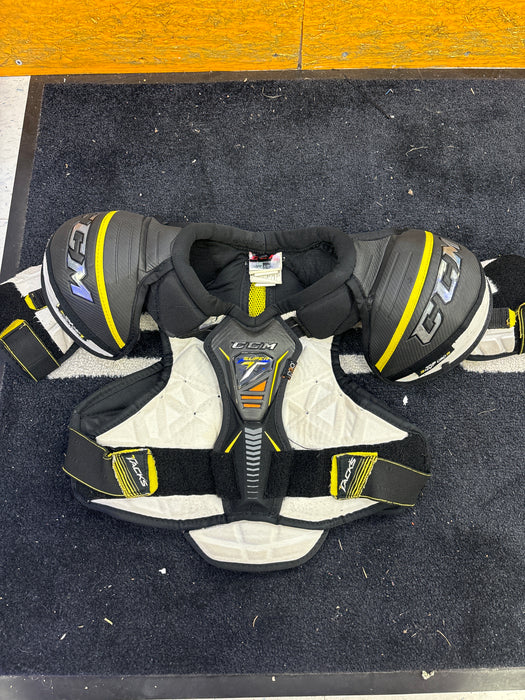 Used CCM Super Tacks Junior Large Shoulder Pads