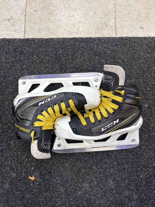 Used CCM Tacks 9060 Size 1.0D Goal Skates