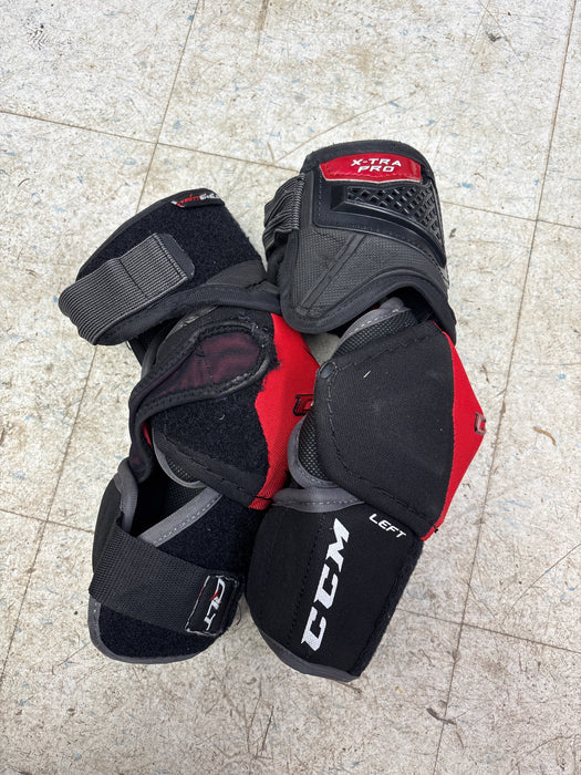 Used CCM QLT X-Tra Pro Senior Medium Elbow Pads