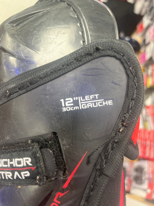 Used Bauer Vapor X100 12" Shin Pads