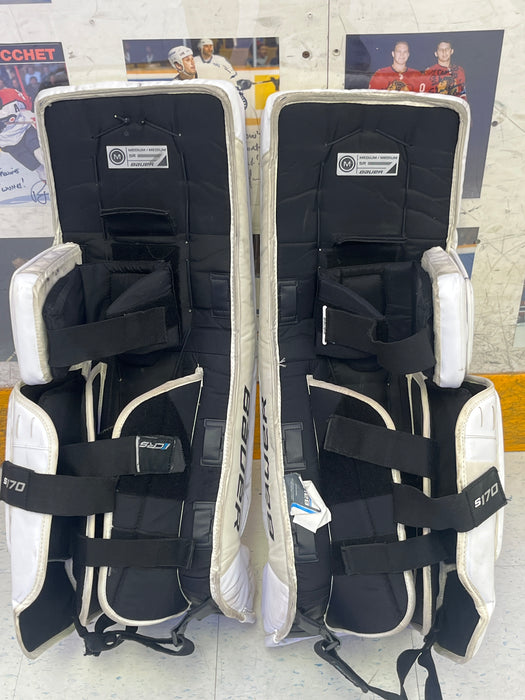 Used Bauer Supreme s170 34+1 Goal Pads