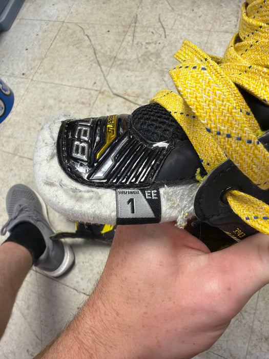 Used Bauer Supreme M4 Size 1.0EE Skates