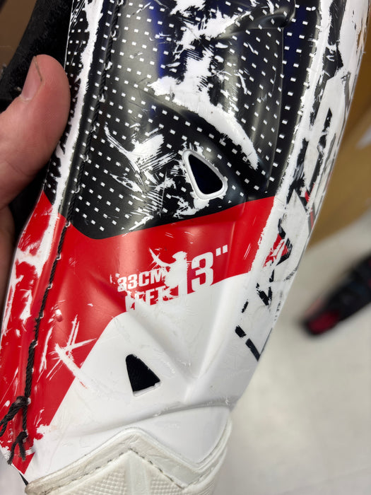 Used CCM JetSpeed FT680 13” Junior Shin Guards