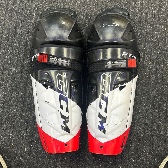 Used CCM Jetspeed FT475 11” Shin Pads
