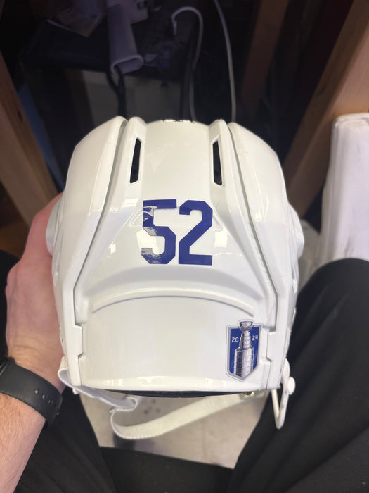 Used Bauer Re-Akt 150 Senior Large #52 Cade Webber Pro Stock Helmet