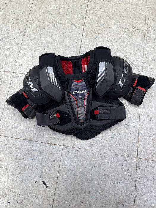 Used CCM JetSpeed FT1 Junior Large Shoulder Pads