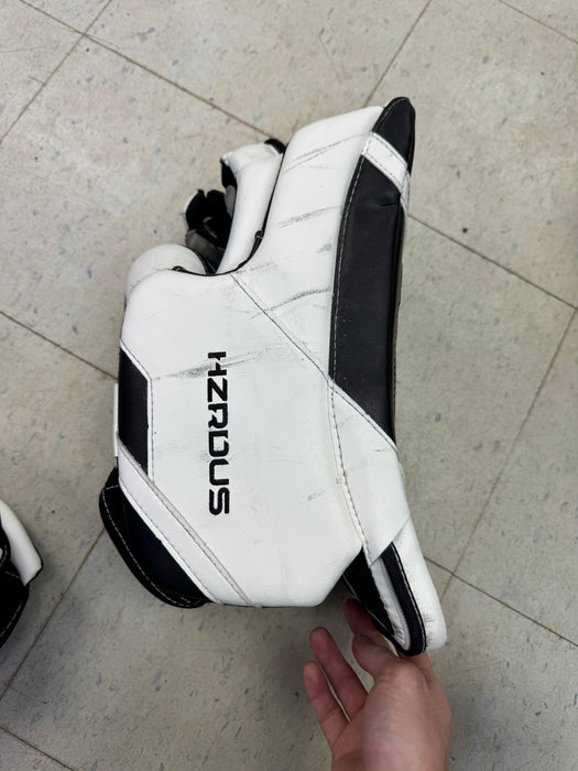 DEMO True HZRDUS 9x4 Goalie Catcher Blocker Set Senior
