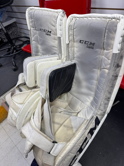 Used CCM EFLEX III Pro Goalie Leg Pads 33"+1"