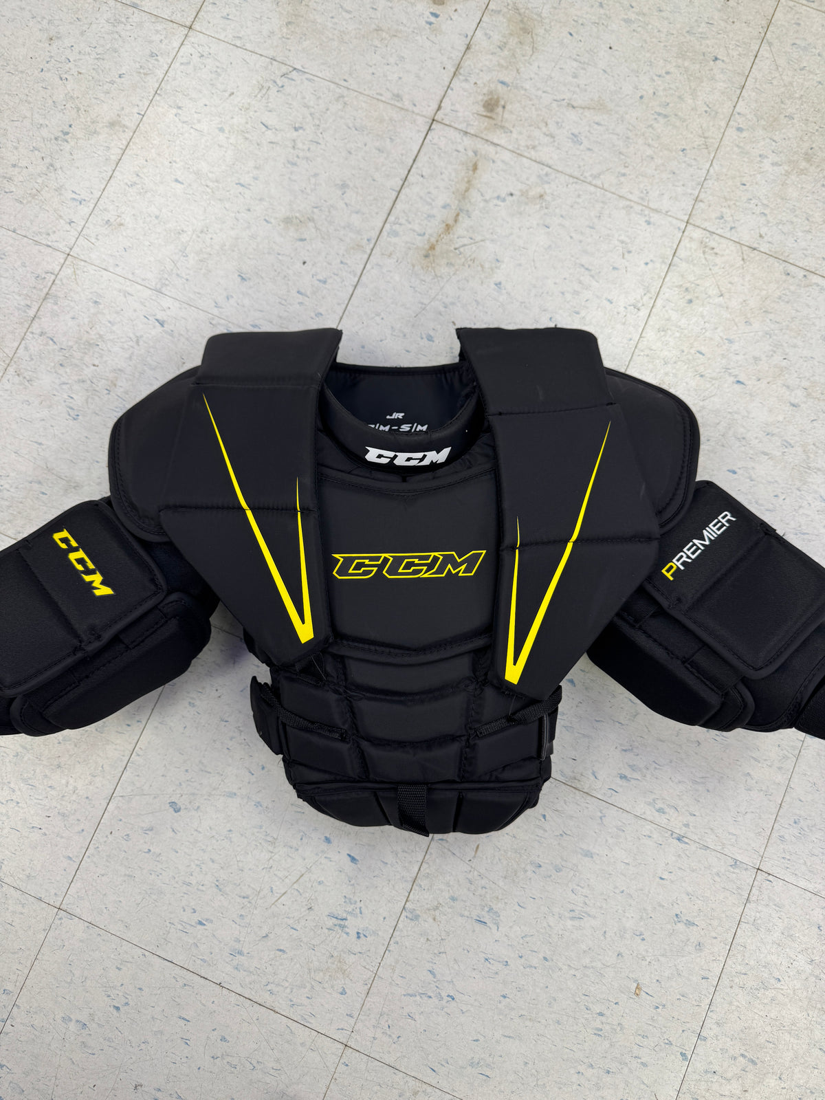 Used CCM Premier 1.5 Chest Junior Small Medium — Crow's Sports Hockey