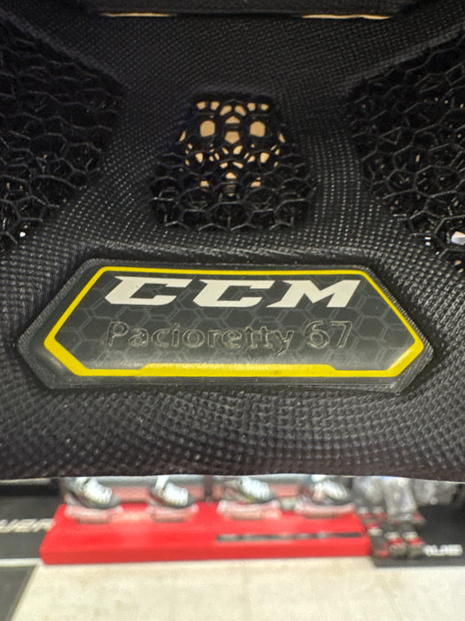Used CCM Tacks X Senior Medium Pro Stock Senior Helmet