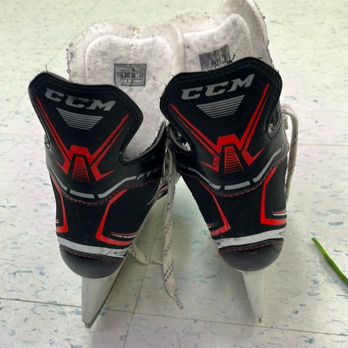 Used CCM JetSpeed FT 340 Size 1 Player Skates