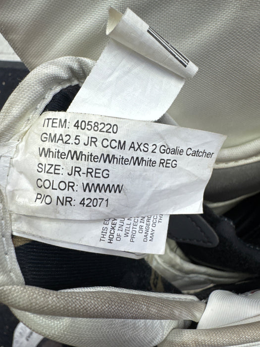 Used CCM Axis 2.5 Junior Catcher Blocker Set