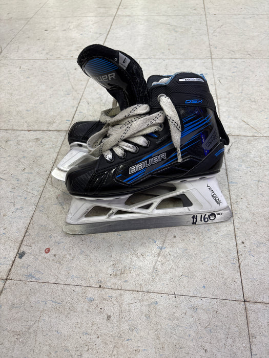 Used Bauer GSX Size 1.0 D Goal Skate