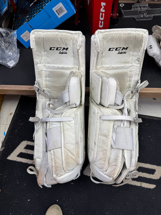 Used CCM Premier R1.5 Goalie Leg Pads 34" + 1"