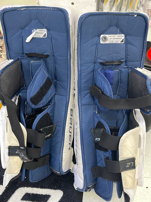 Used Bauer Supreme S27 28+1 Goal Pads