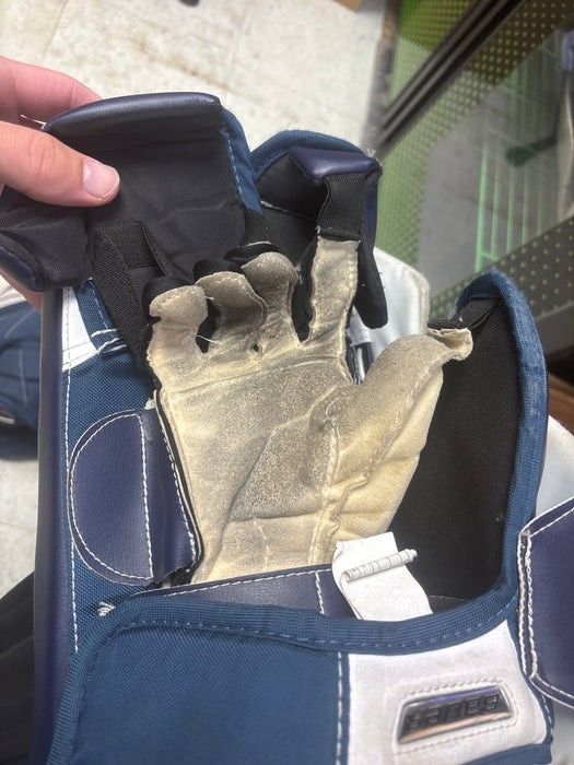 Used Bauer Vapor GSX Goalie Catcher And Blocker Size Junior