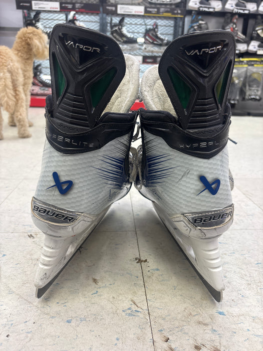 Used Pro Stock AHL Toronto Marlies Bauer Vapor Hyperlite 2 Size 9.5 Skates