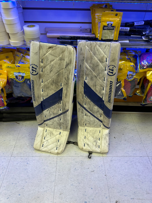 Used Warrior R\G4 Junior 28+1” Goalie Leg Pads