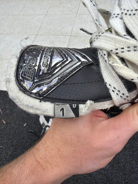 Used Bauer Supreme M50 Pro Size 1.0D Skates