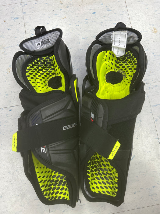 Used Bauer Vapor 3X Pro Junior Shin Guards
