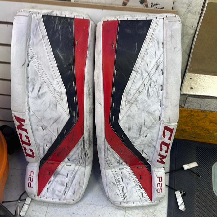 Used CCM Premier P2.5 28+1 Goal Pads