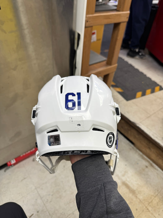 NHL Leafs Pro Stock #61 M. Pezzetta CCM TACKS X Helmet Medium